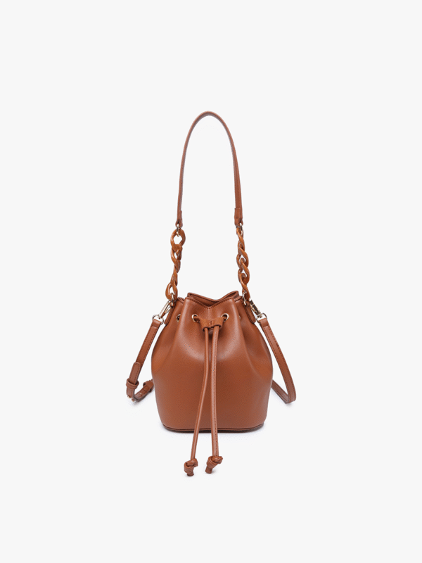 Cordelia Vegan Drawstring Bucket Bag - Image 6