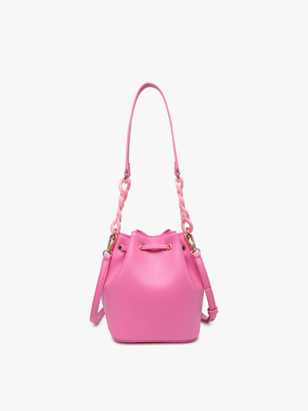 Cordelia Vegan Drawstring Bucket Bag - Image 3