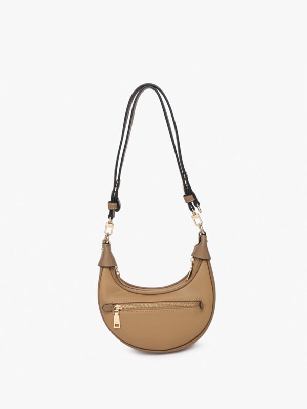 Zora Vegan Half-Moon Shoulder Bag - Image 3