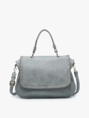Cricket Vegan Studded Hobo/Tote