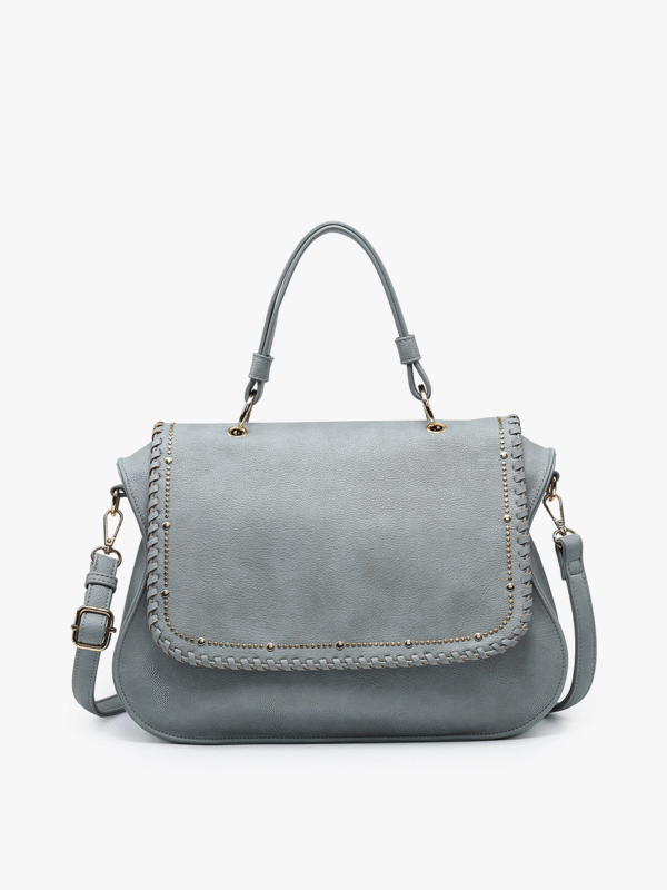 Cricket Vegan Studded Hobo/Tote - Image 9