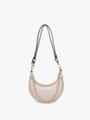 Zora Vegan Half-Moon Shoulder Bag
