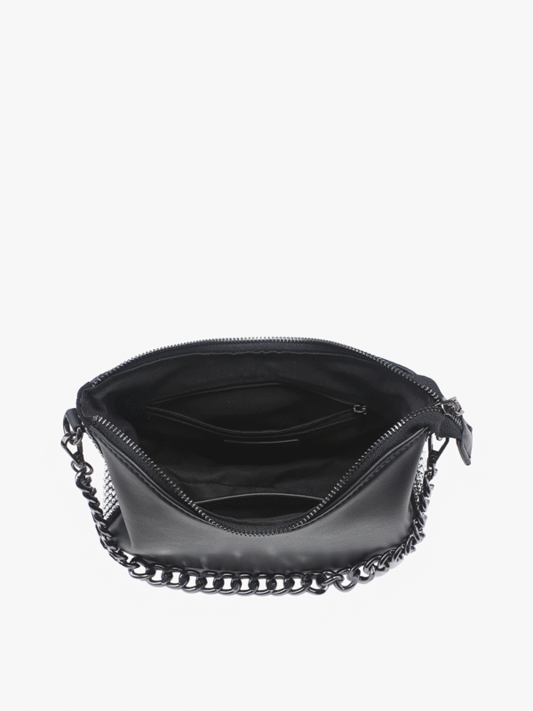 Sabine Vegan Grommet Shoulder Bag - Image 4