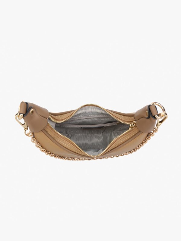 Zora Vegan Half-Moon Shoulder Bag - Image 4