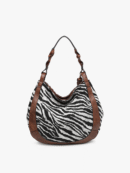 Nori Vegan Zebra Hobo