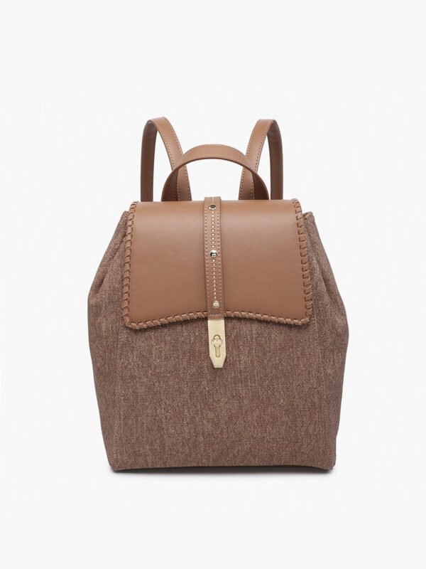 Olive Denim Backpack - Image 2