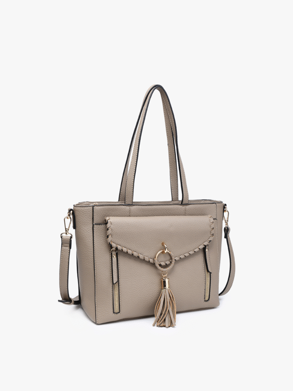 Phoebe Vegan Whipstitch Tote - Image 2