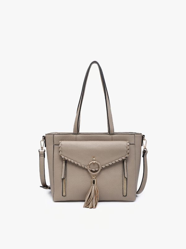 Phoebe Vegan Whipstitch Tote