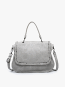 Cricket Vegan Studded Hobo/Tote
