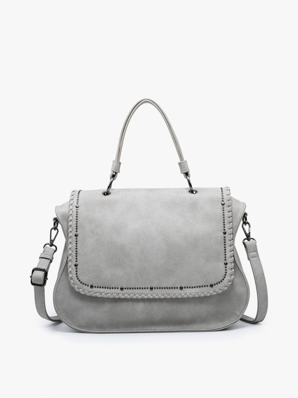 Cricket Vegan Studded Hobo/Tote - Image 11