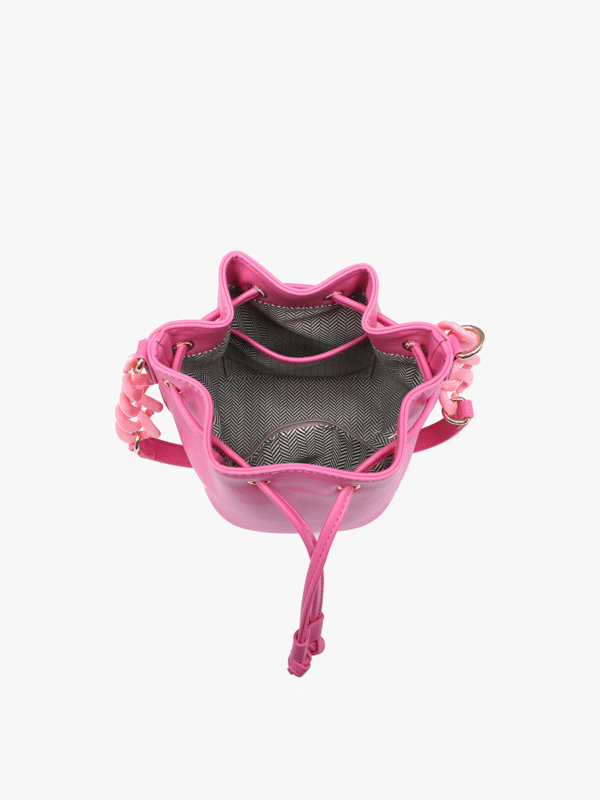 Cordelia Vegan Drawstring Bucket Bag - Image 4