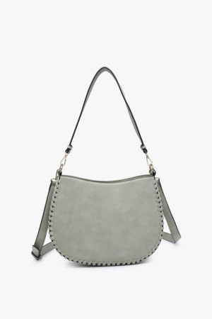 Raquel Vegan Whipstitch Saddle Bag