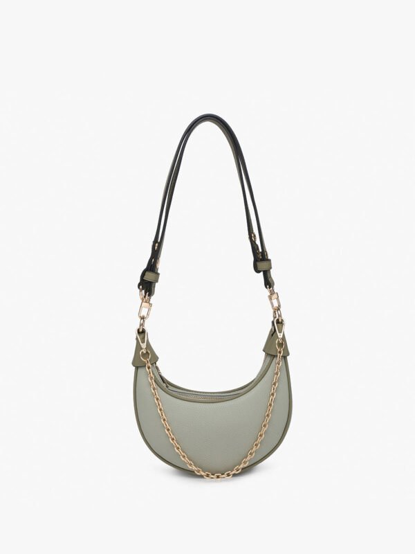 Zora Vegan Half-Moon Shoulder Bag - Image 7