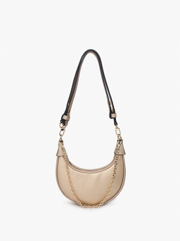 Zora Vegan Half-Moon Shoulder Bag - Image 9