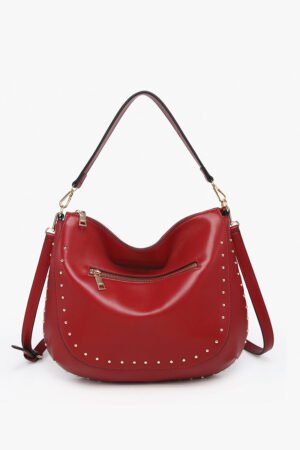 Aurelia Vegan Studded Hobo