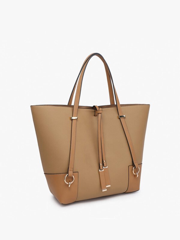 Kya Vegan Contrast Tote - Image 2