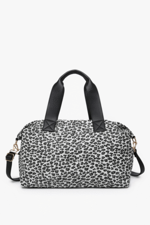 Navy Vegan Faux Canvas Weekender