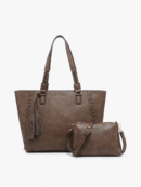 Lisa Vegan Structured Tote