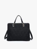 Nancy Vegan Diamond Woven Tote