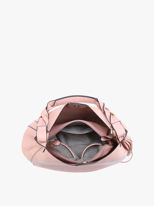 Eloise Vegan Large Tassel Hobo - Image 3