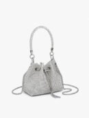 Ginette Rhinestone Bucket Bag