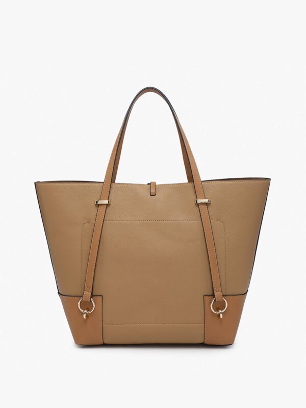 Kya Vegan Contrast Tote - Image 3