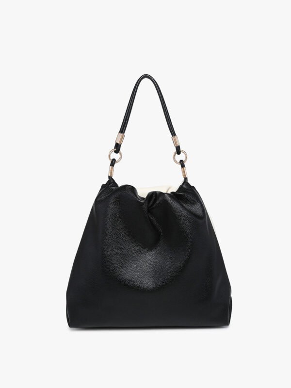 Noelle Vegan Two-Tone Hobo - Image 6
