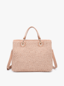 Nancy Vegan Diamond Woven Tote