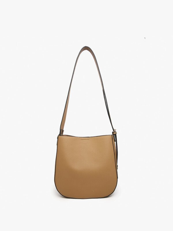 Poppy Vegan Paneled Crossbody - Image 3