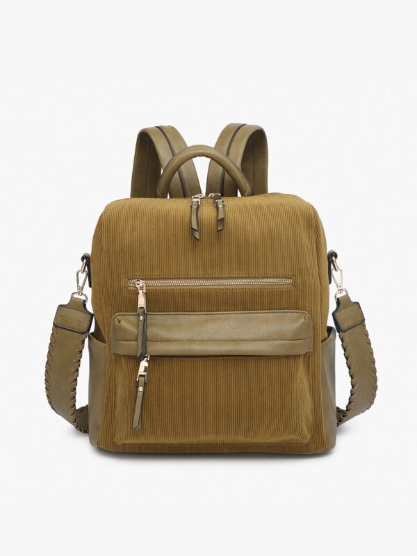 Amelia Corduroy Backpack - Image 2