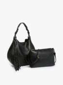 Eloise Vegan Large Tassel Hobo