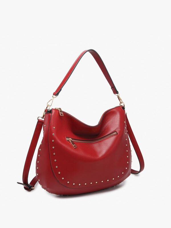 Aurelia Vegan Studded Hobo - Image 2