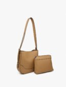 Poppy Vegan Paneled Crossbody