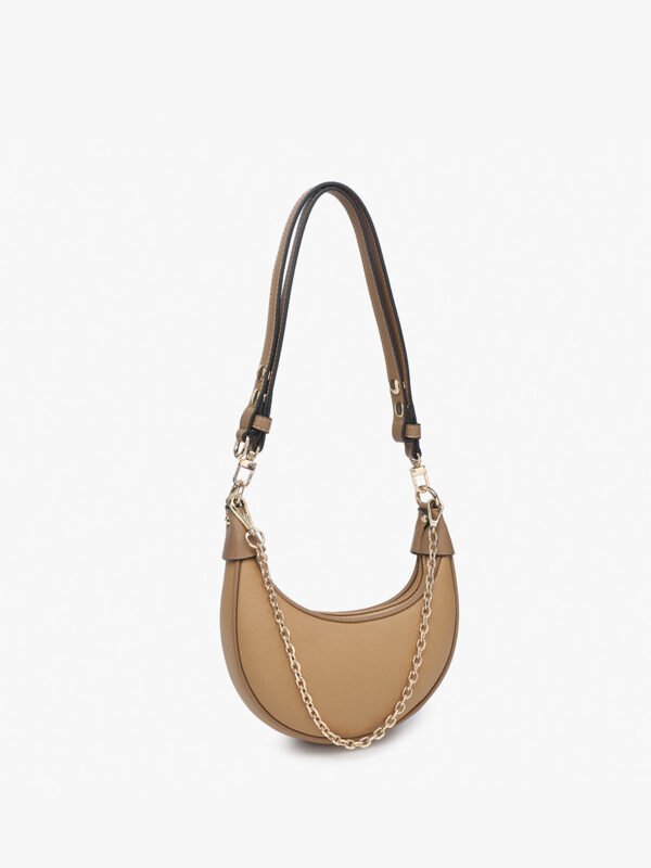 Zora Vegan Half-Moon Shoulder Bag - Image 2