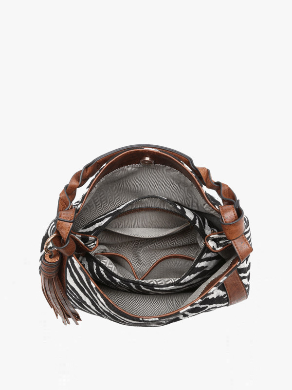 Nori Vegan Zebra Hobo - Image 4