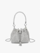 Ginette Rhinestone Bucket Bag
