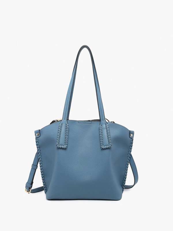 Micah Vegan Whipstitch Tote - Image 7