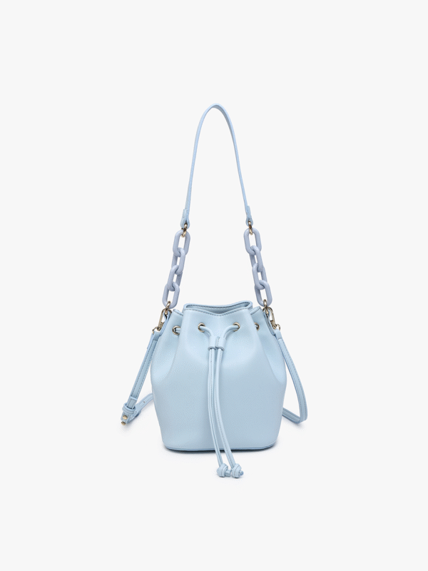 Cordelia Vegan Drawstring Bucket Bag - Image 7