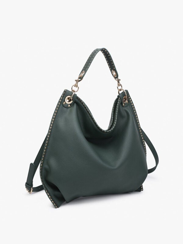 Carly Vegan Studded Hobo - Image 2