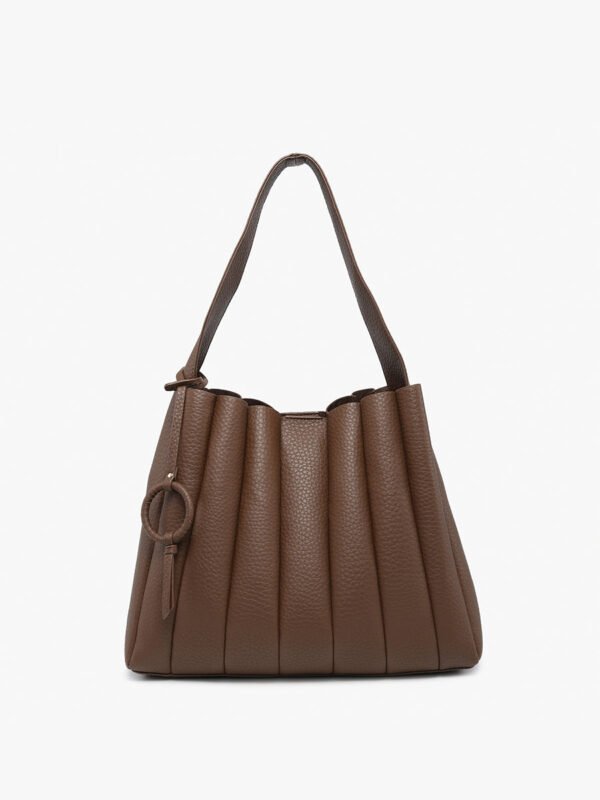 Josie Vegan Pleated Tote - Image 7